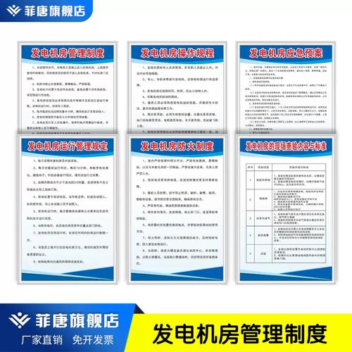 物业公司发电机房综合管理制度汇编 防火、操作、应急预案及运行管理